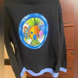 Limited edition Nike Kyrie x Spongebob Black Hoodie Sweatshirt